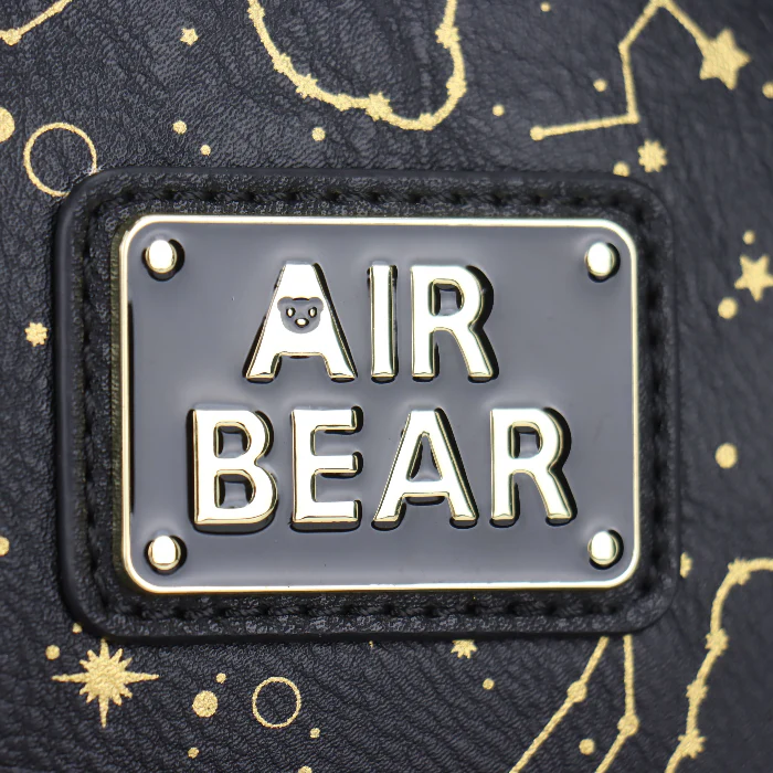 תיק גב אופנתי לילדות הדפס ירח וכוכבים מוזהב | Air Bear - Image 10