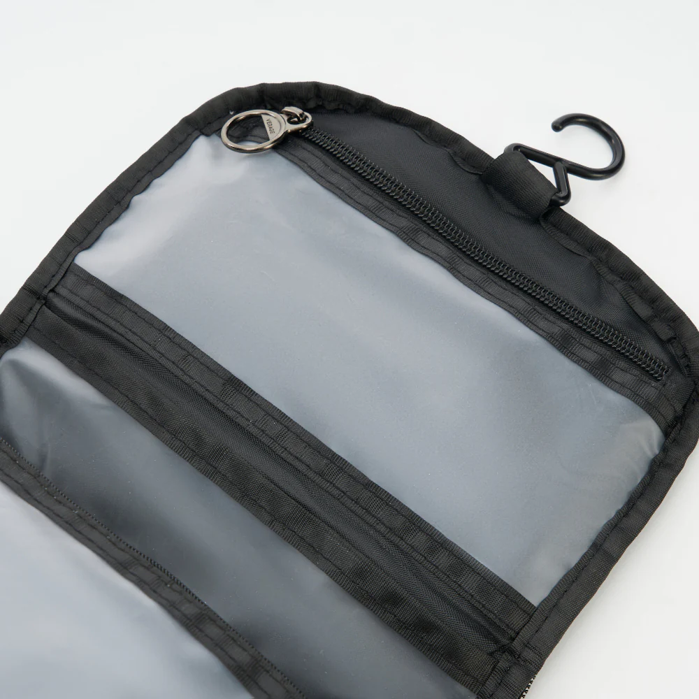 תיק רחצה מתקפל פרימיום עם וו תלייה חכם דגם Toiletry Bag VG-5048 מבית מותג היוקרה VERAGE - Image 10