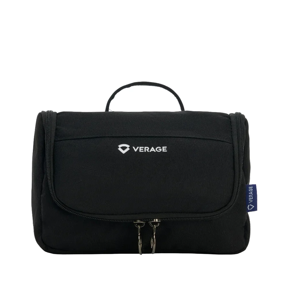 תיק רחצה מתקפל פרימיום עם וו תלייה חכם דגם Toiletry Bag VG-5048 מבית מותג היוקרה VERAGE - Image 6