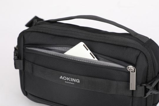 תיק צד / פאוץ' לגבר, איכותי ונוח מבית AOKING דגם SY3082 - Image 5