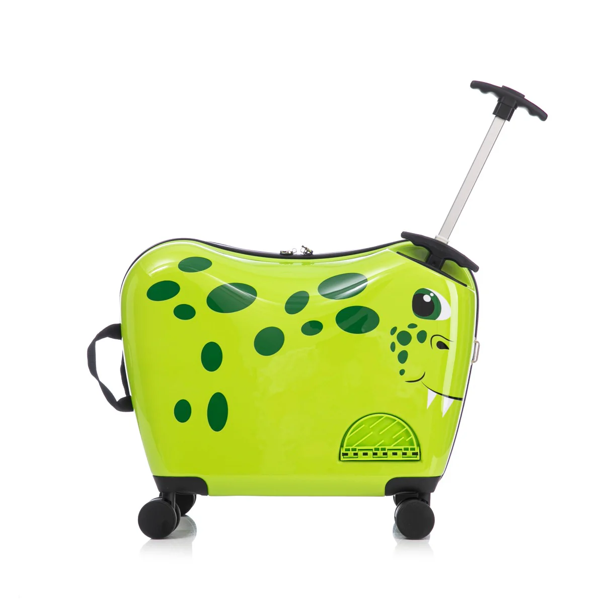 מזוודת ילדים צבעונית ומעוצבת מבית Marshmelo דגם Green Dino - Image 3