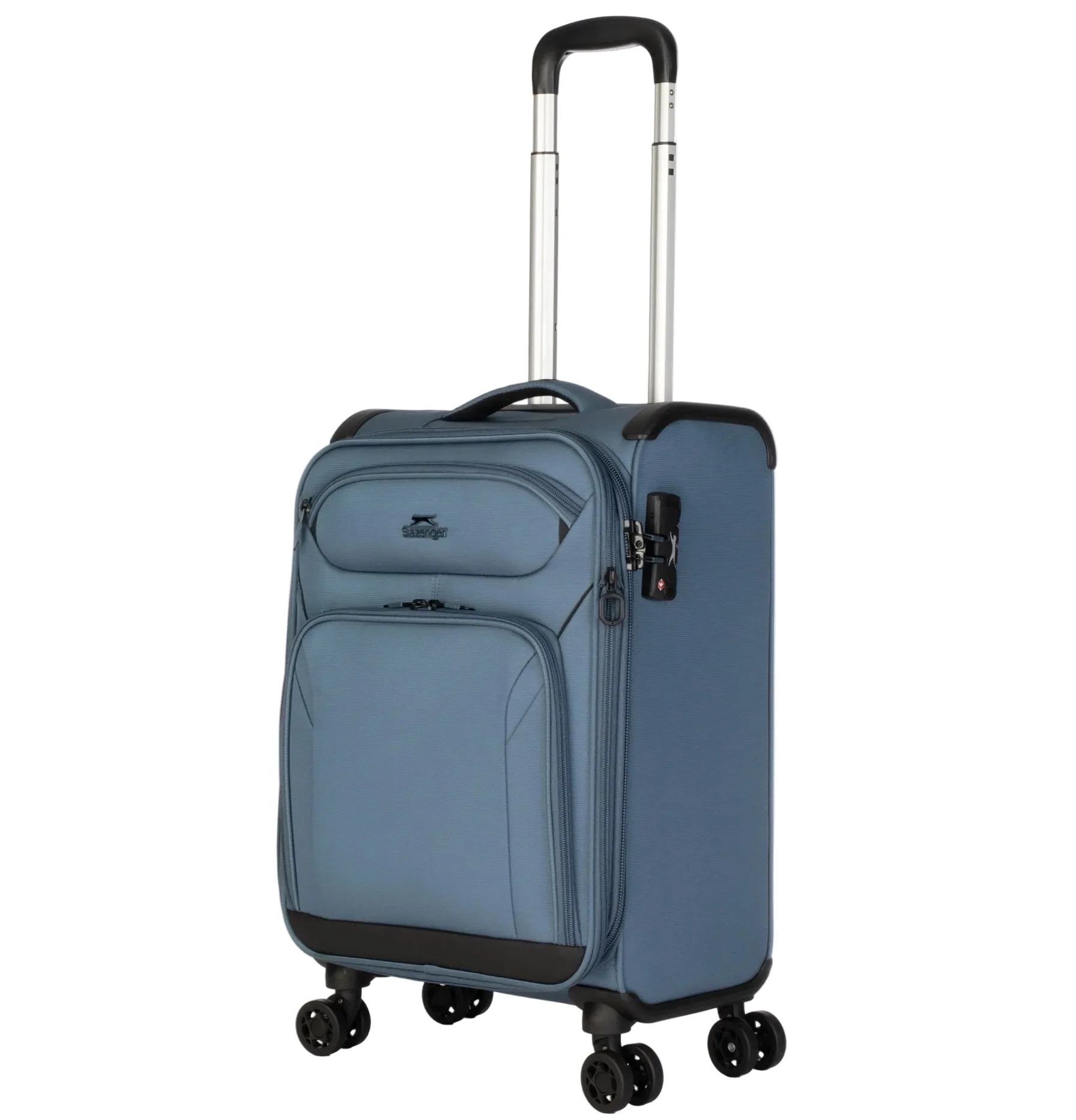 סט מזוודות בד פרמיום בגודל ענק 19"+25"+31" , של המותג SLAZENGER דגם New York II XL - Image 9
