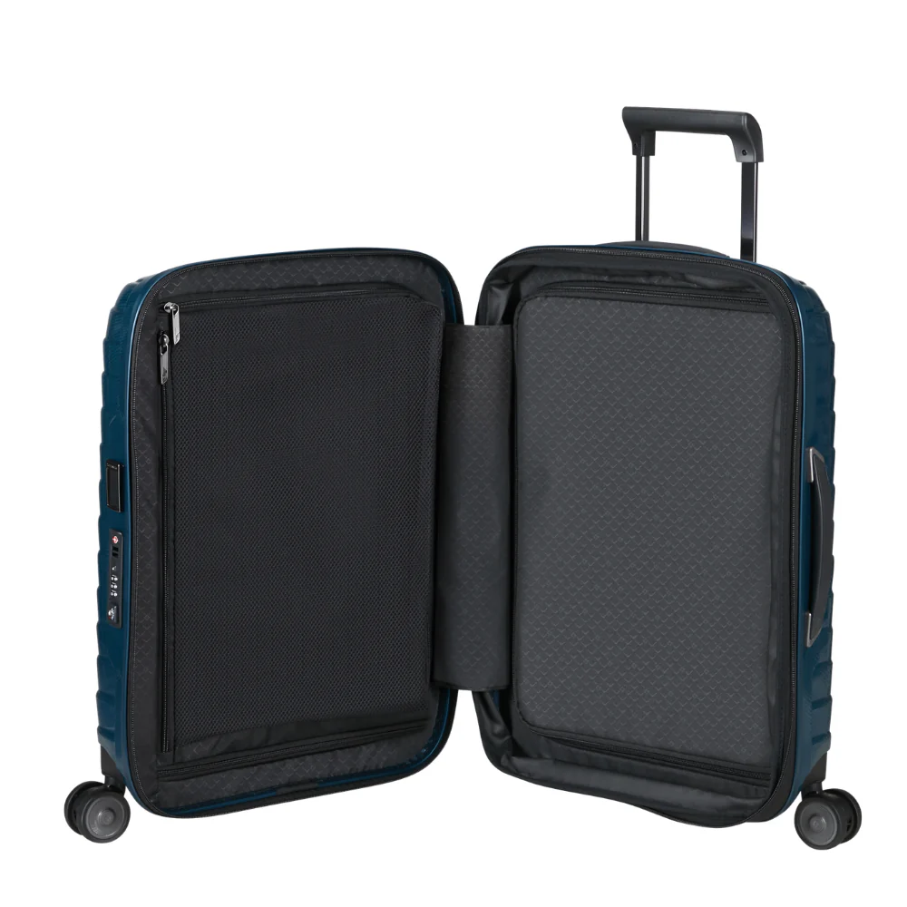 מזוודת טרולי עליה למטוס קשיחה ״20 דגם Proxis Spinner 55cm מבית המותג Samsonite - Image 4