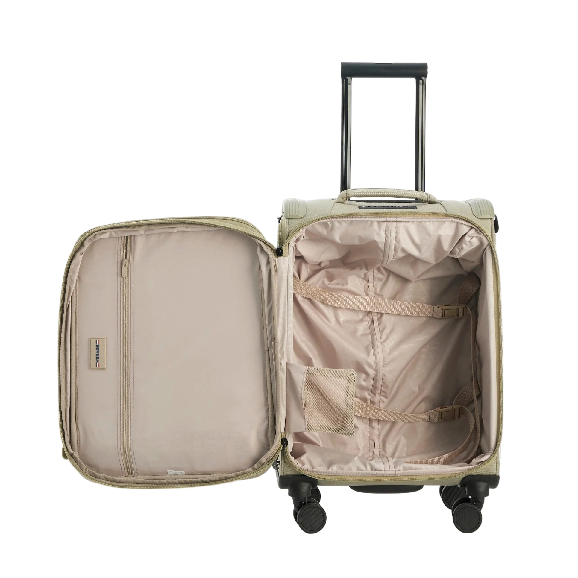 מזוודה טרולי עליה למטוס 19" קלה מבד דגם TOLEDO PRO III מבית היוקרה Verage אנגליה - Image 9