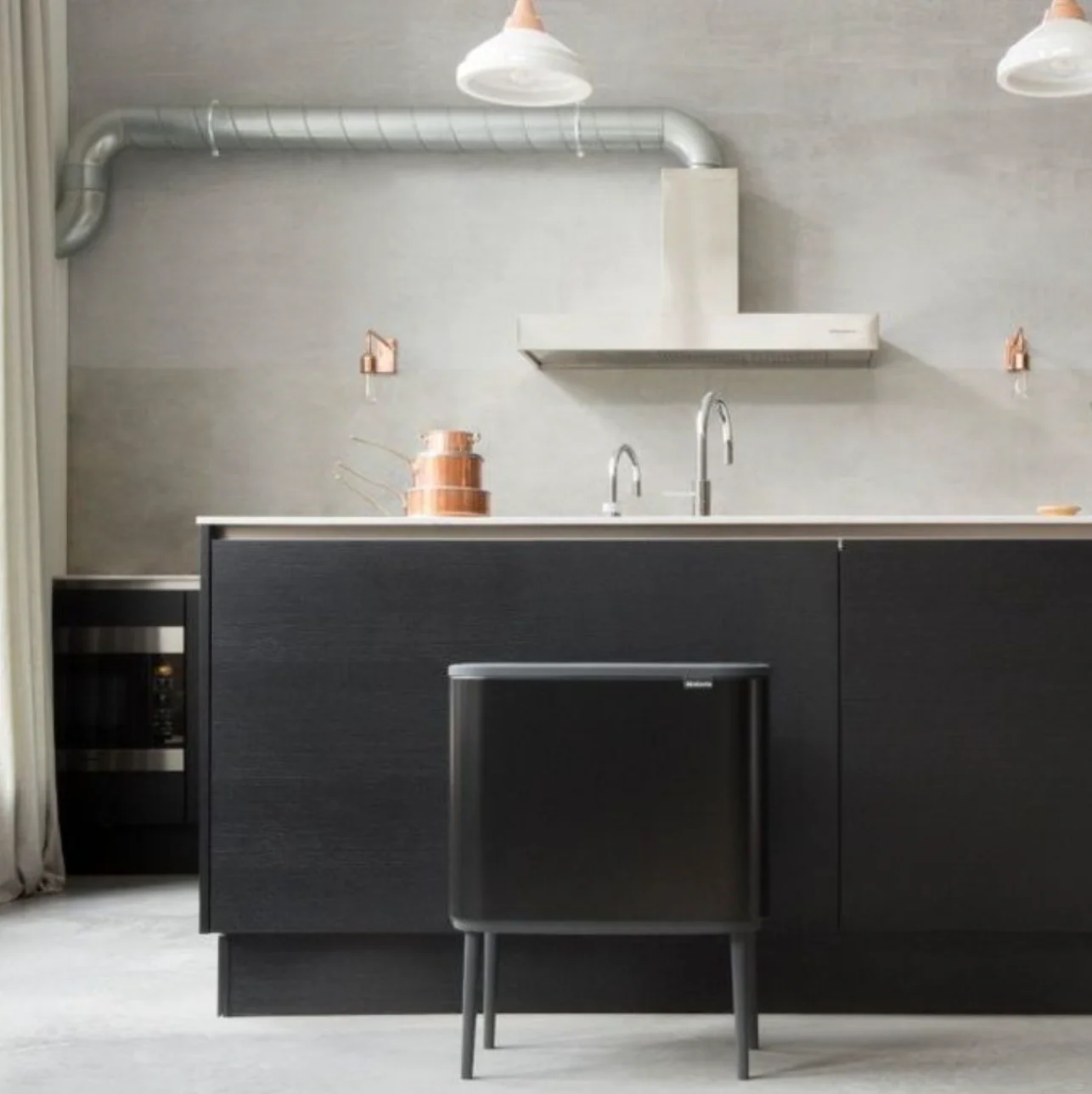 פח למטבח עם פתיחת טאץ׳ 36 ליטר דגם BO מבית המותג Brabantia - Image 5