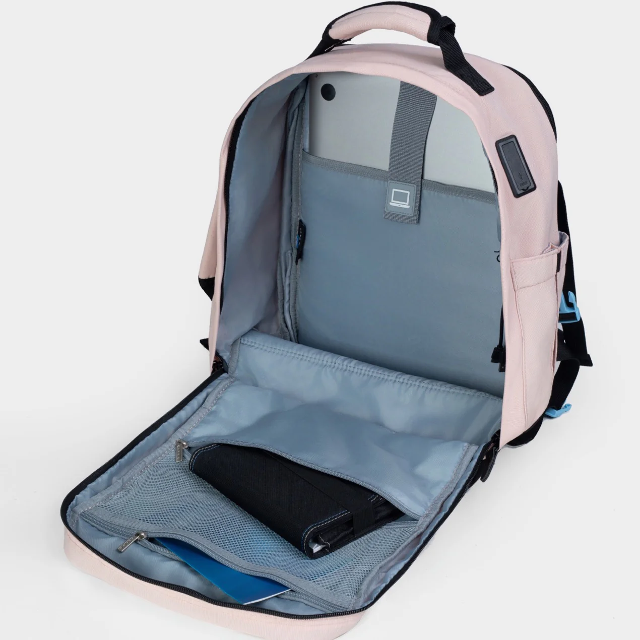 תיק עליה למטוס מתרחב מבית המותג ®CABIN FLY דגם SkyLite מידה S 40x25x20cm - Image 25