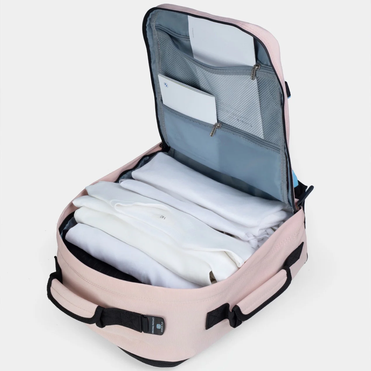 תיק עליה למטוס מתרחב מבית המותג ®CABIN FLY דגם SkyLite מידה S 40x25x20cm - Image 27