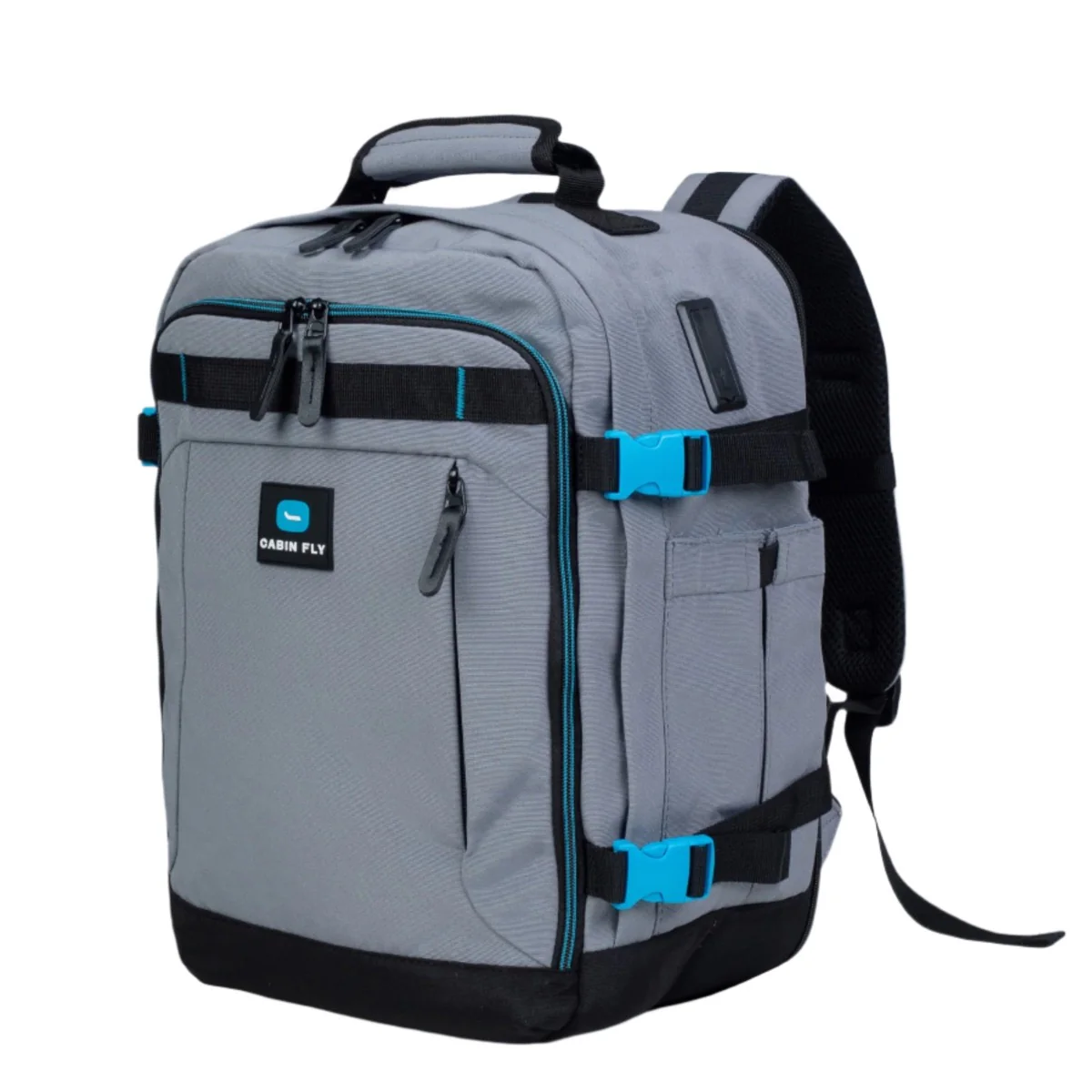 תיק עליה למטוס מתרחב מבית המותג ®CABIN FLY דגם SkyLite מידה S 40x25x20cm - Image 5
