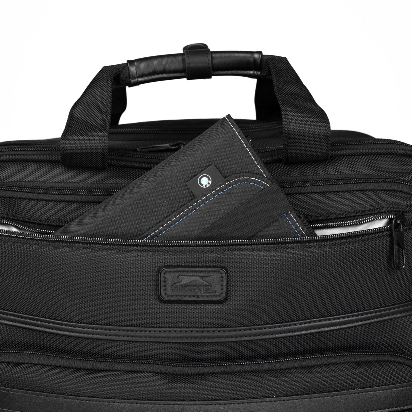 מזוודת טרולי עסקים 2 גלגלים עם תא לללפטופ LAPTOP CASE מבית המותג SLAZENGER סדרת OXFORD - Image 20