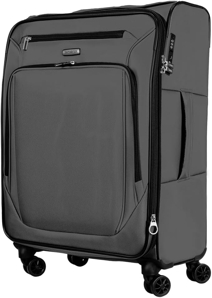 מזוודה בינונית בד ״25 מבית סמסונייט Samsonite דגם HYPERSPIN 25 EXP Spinner - Image 8
