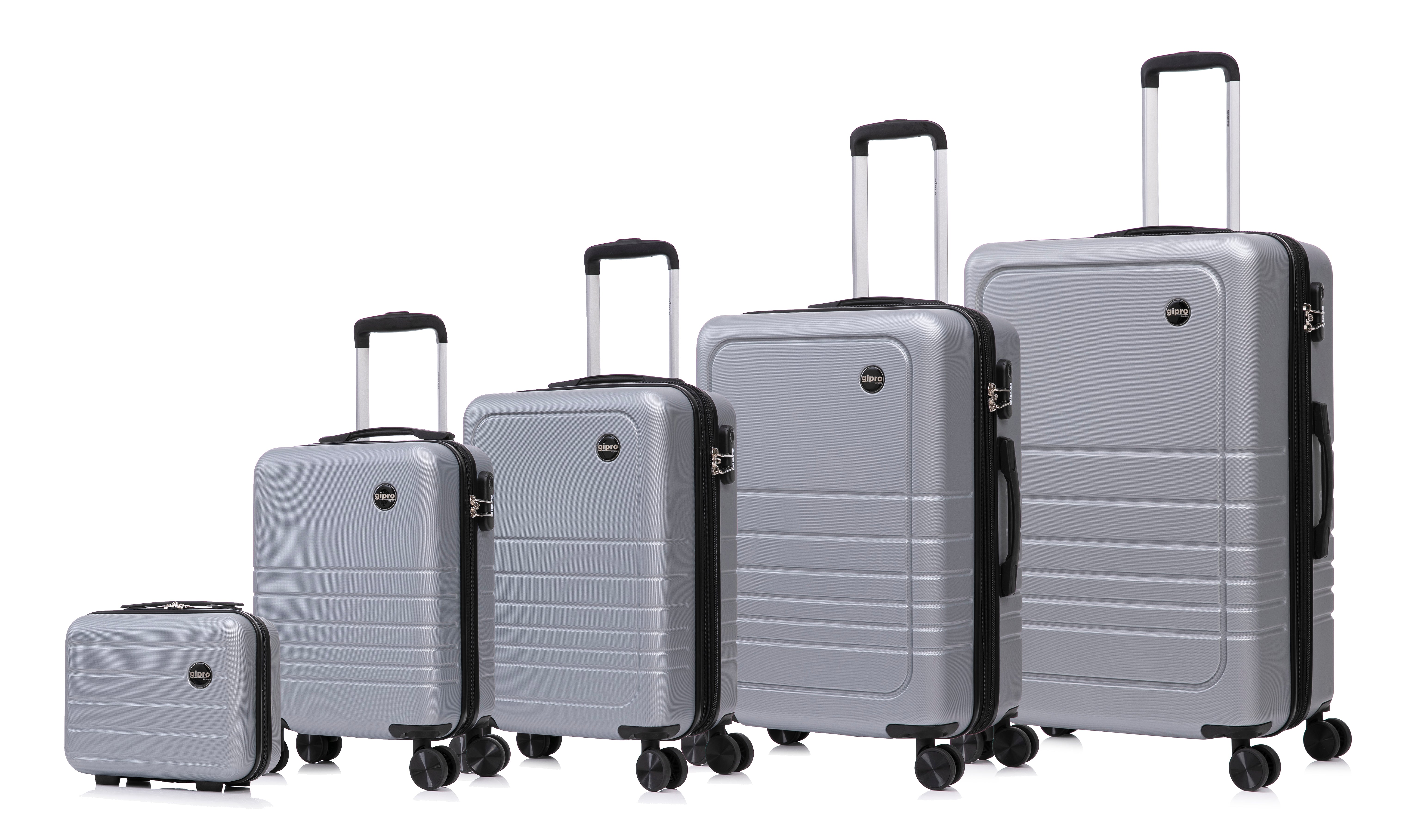 סט מזוודות קשיחות 5 חלקים דגם Horizon מבית המותג gipro Japan - Image 9
