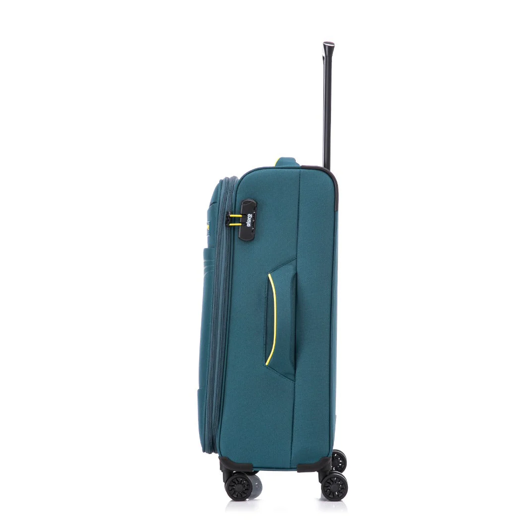 סט מזוודות בד איכותיות וקלות משקל דגם Eco Spiner מבית המותג SWISS SKY - Image 10