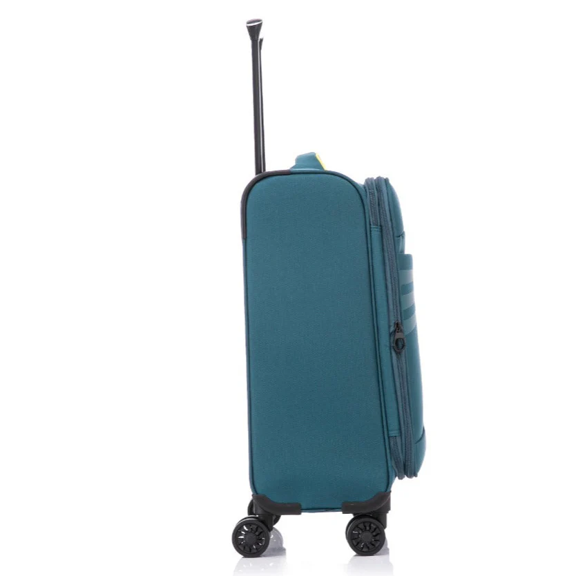 סט מזוודות בד איכותיות וקלות משקל דגם Eco Spiner מבית המותג SWISS SKY - Image 12