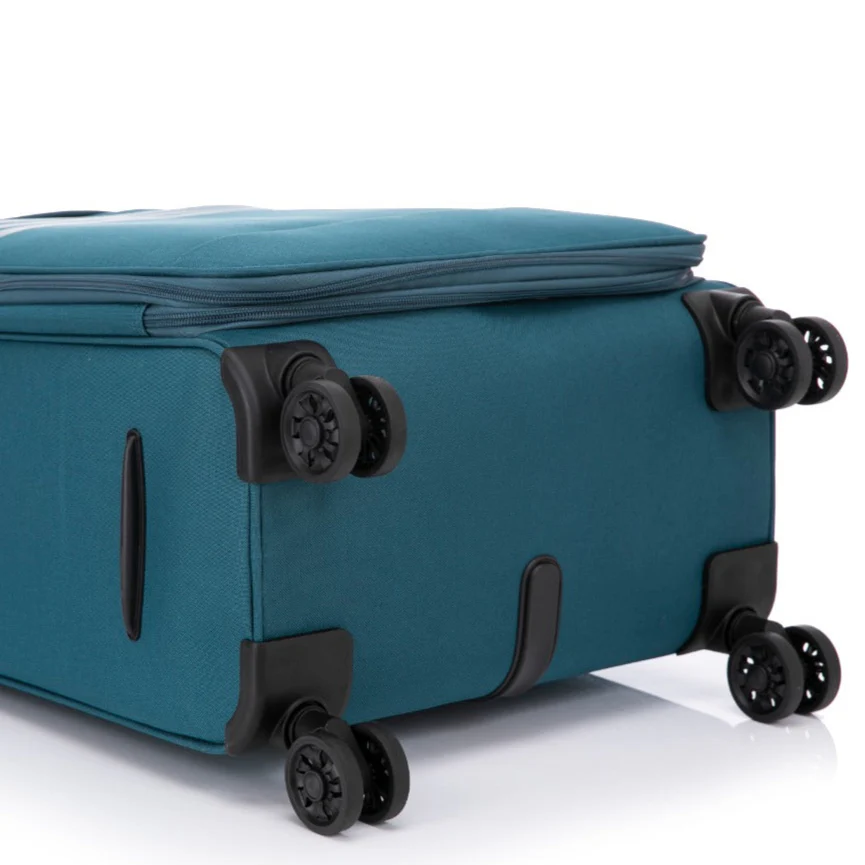 סט מזוודות בד איכותיות וקלות משקל דגם Eco Spiner מבית המותג SWISS SKY - Image 9