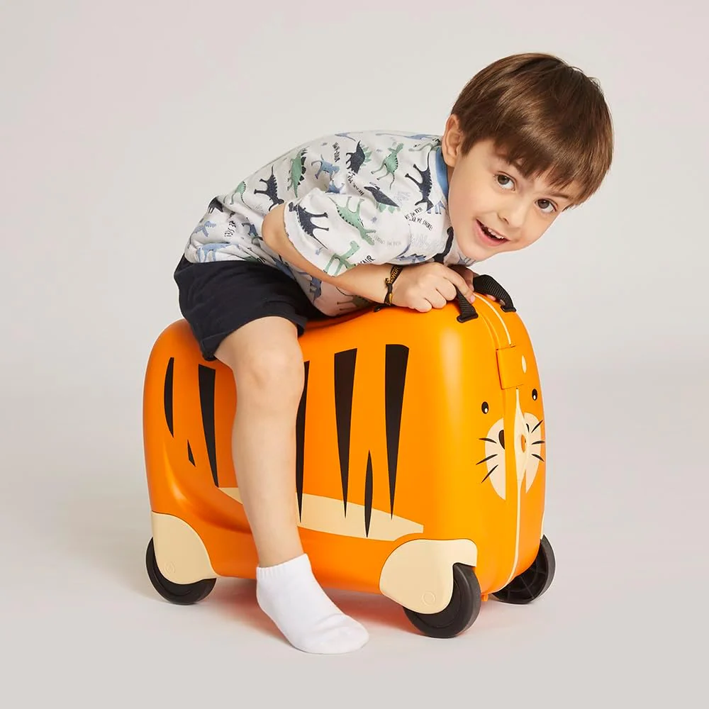 מזוודת רכיבה לילדים Dream Rider Ride-On מבית Samsonite דגם Tiger - Image 4
