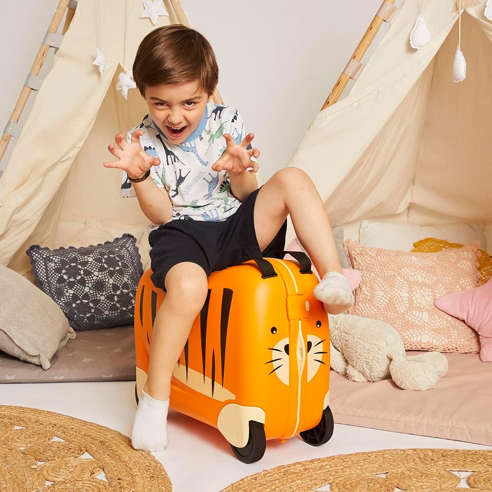 מזוודת רכיבה לילדים Dream Rider Ride-On מבית Samsonite דגם Tiger - Image 3