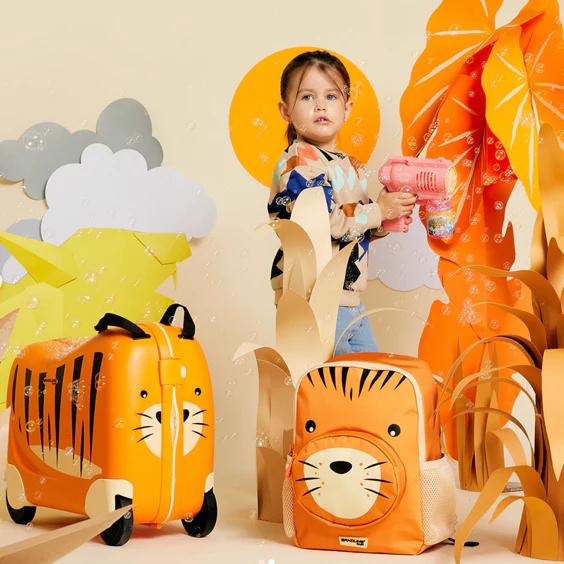 תיק גן לילדים בעיצוב נמר איכותי דגם Dream Rider Tiger מבית המותג העולמי Samsonite - Image 3