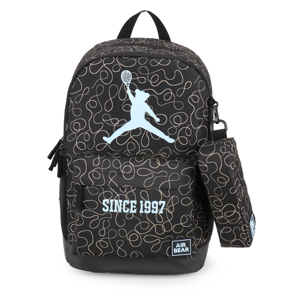 תיק גב וקלמר דגם Street Icon Pro שחור מבית Air Bear