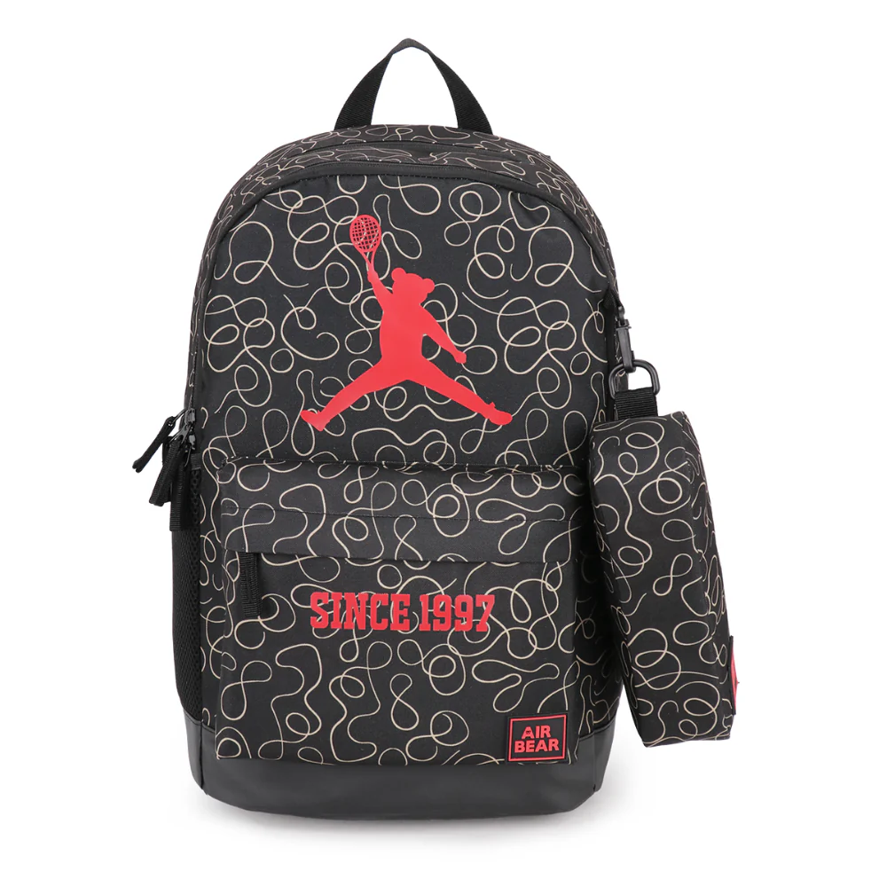 תיק גב וקלמר דגם Street Icon Pro שחור מבית Air Bear - Image 3