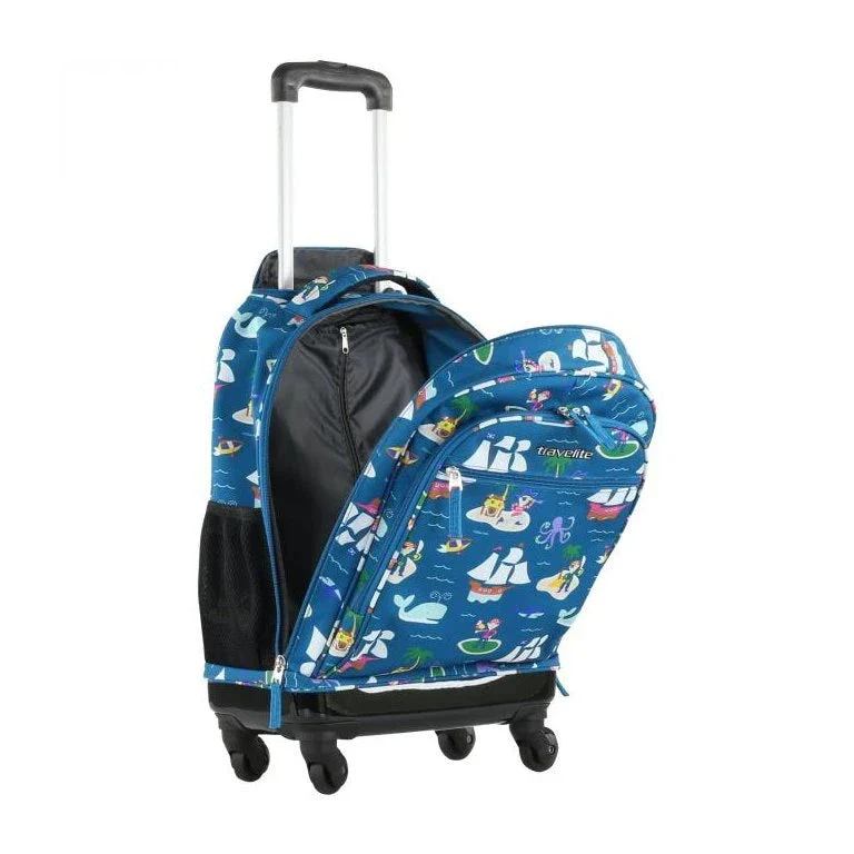 תיק על גלגלים טרולי לילדים מבית המותג TRAVEL LITE דגם Pirate - Image 3