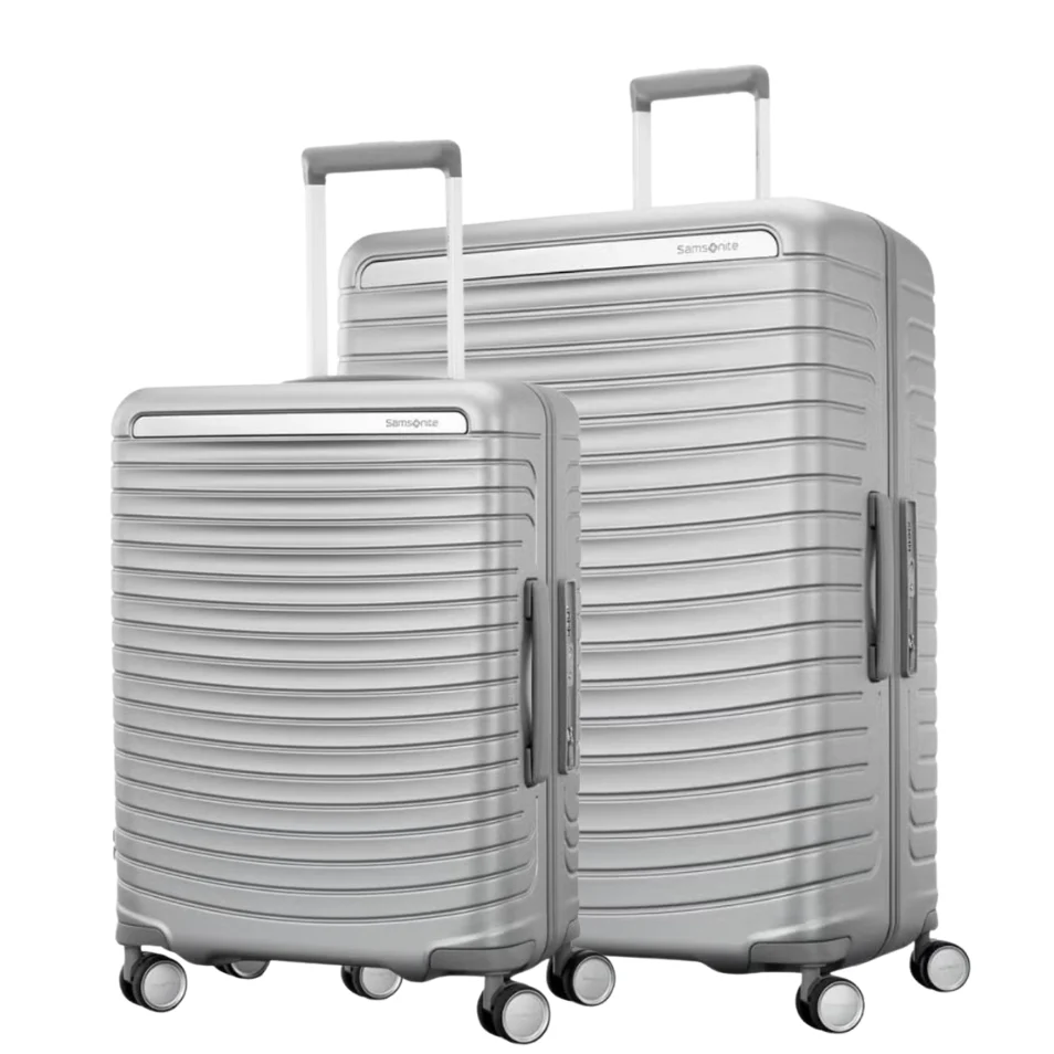 זוג מזוודות קשיחות פרימיום עם פטנט Eazylock™ דגם Framelock Max Spinner מבית המותג העולמי Samsonite - Image 3