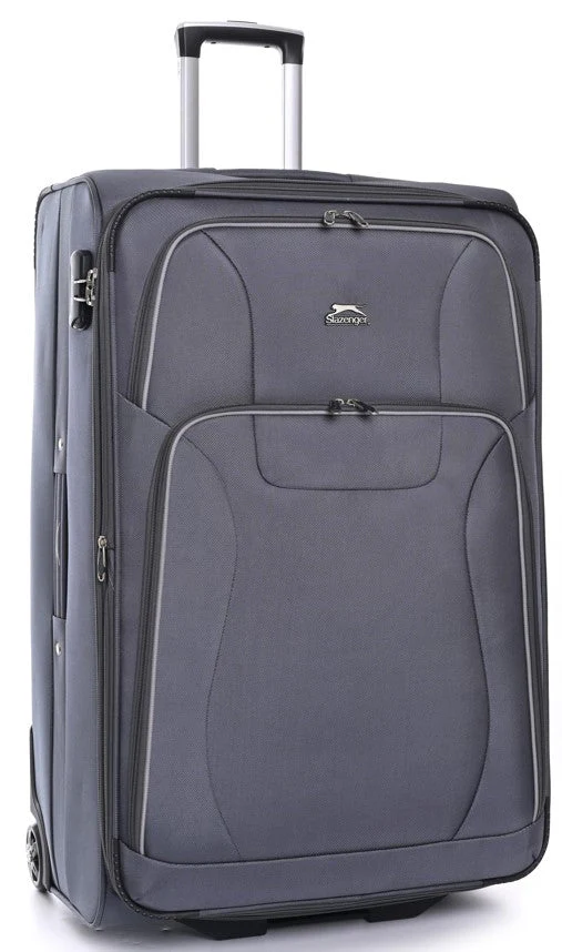 מזוודה בד 2 גלגלים 32" גדולה במיוחד XXL דגם LINCOLN JUMBO 747 מבית היוקרה Slazenger - Image 3