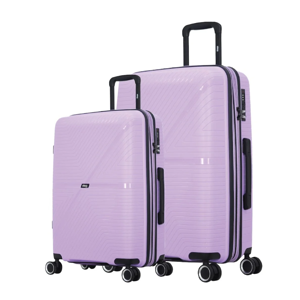 סט 2 מזוודות 20+28 מחומר בלתי שביר PP דגם LYNX מבית GIPRO - Image 9