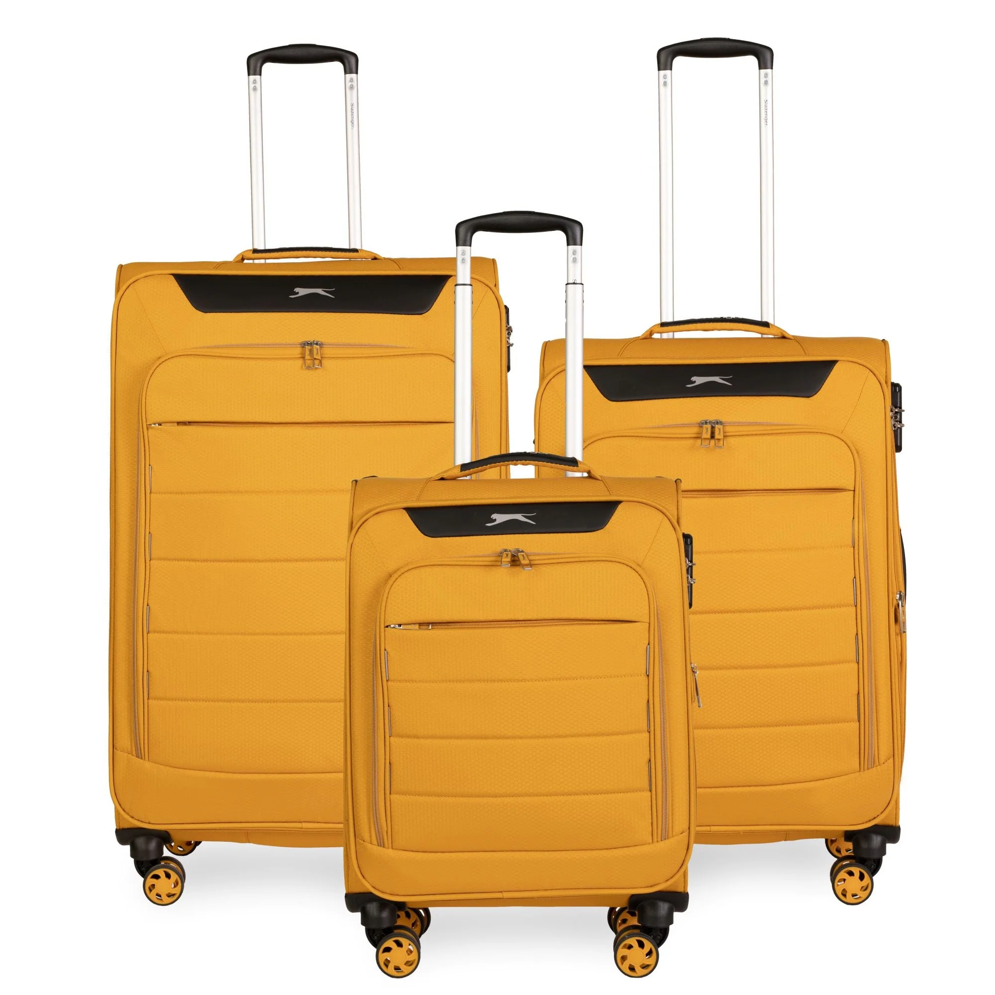 סט 3 מזוודות קלות משקל מבית מותג היוקרה Slazenger דגם C-Lite - Image 9