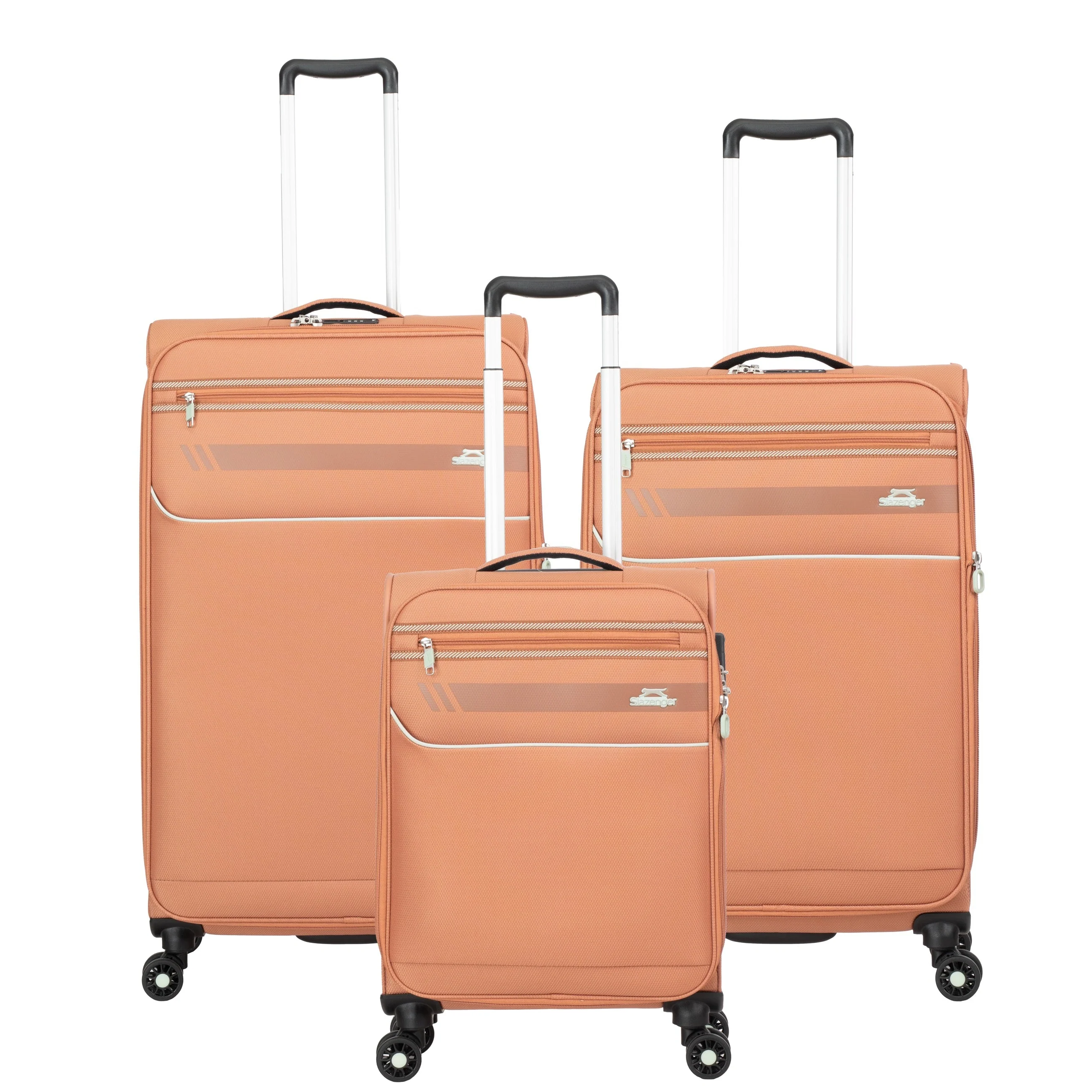 סט 3 מזוודות בד פרמיום קלות במיוחד דגם B-lite II מבית חברת היוקרה Slazenger - Image 2
