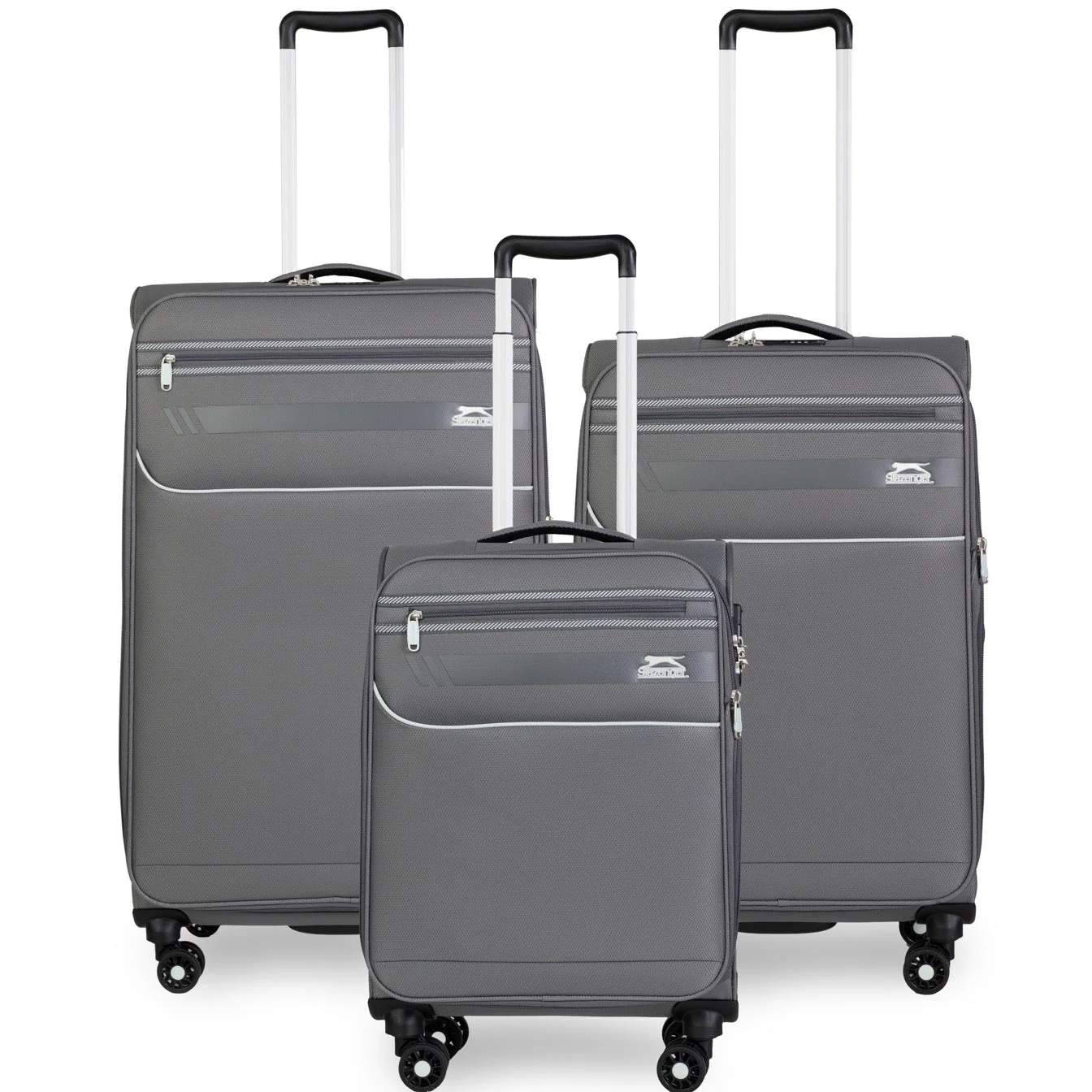 סט 3 מזוודות בד פרמיום קלות במיוחד דגם B-lite II מבית חברת היוקרה Slazenger - Image 4