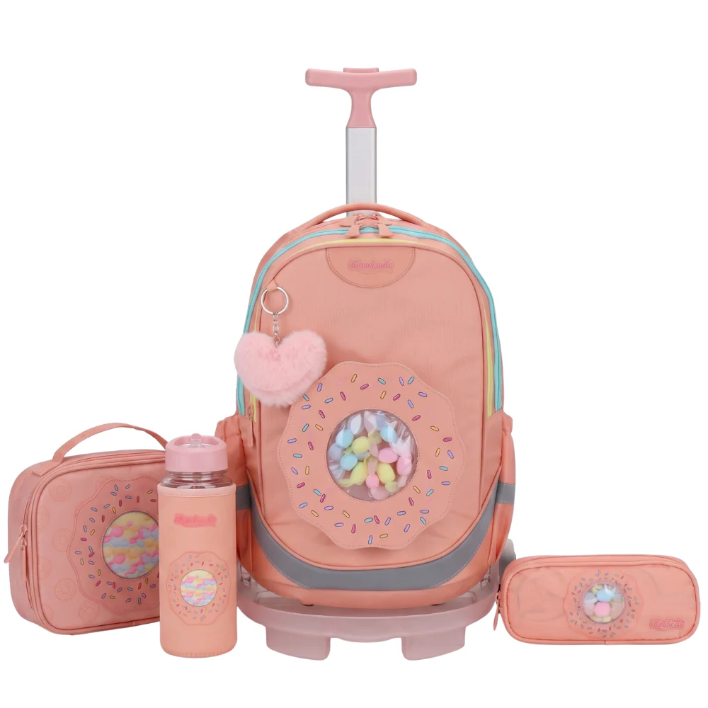 סט 9 ב 1 תיק בית ספר כולל עגלת טרולי דגם מרשמלו Dreamland Deluxe מבית Marshmelo