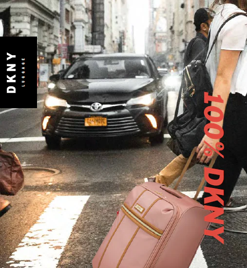 סט 3 מזוודת בד קלות ואופנתיות מבית Donna Karan DKNY דגם AUTOGRAPH - Image 3