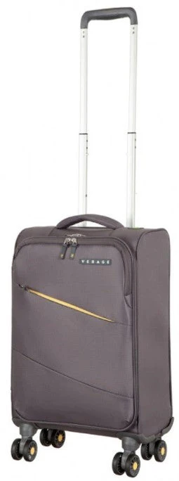 מזוודה טרולי עליה למטוס בד 18.5" אולטרה-לייט קלה במיוחד רק 1.6 ק"ג דגם BRISTOL מבית היוקרה Verage אנגליה - Image 4