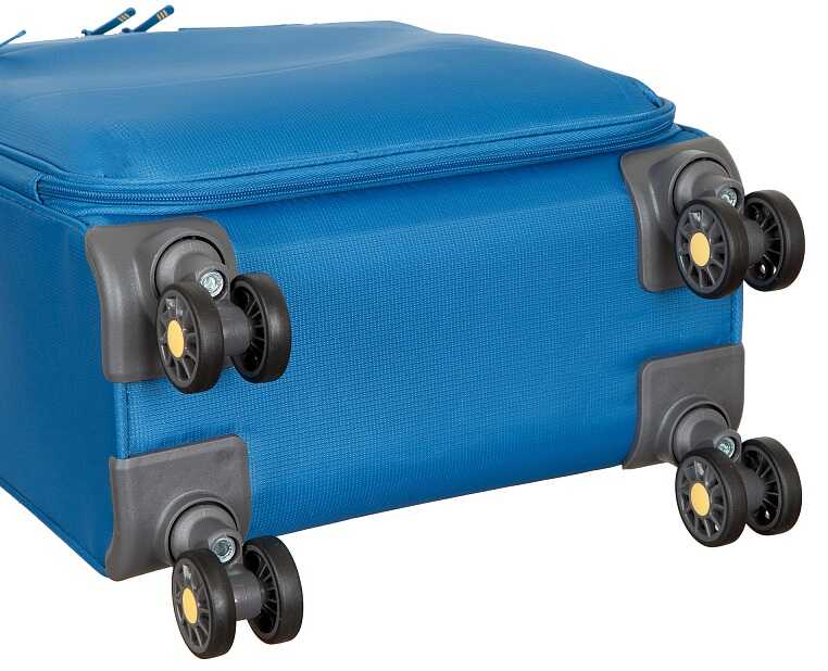 מזוודה טרולי עליה למטוס בד 18.5" אולטרה-לייט קלה במיוחד רק 1.6 ק"ג דגם BRISTOL מבית היוקרה Verage אנגליה - Image 8