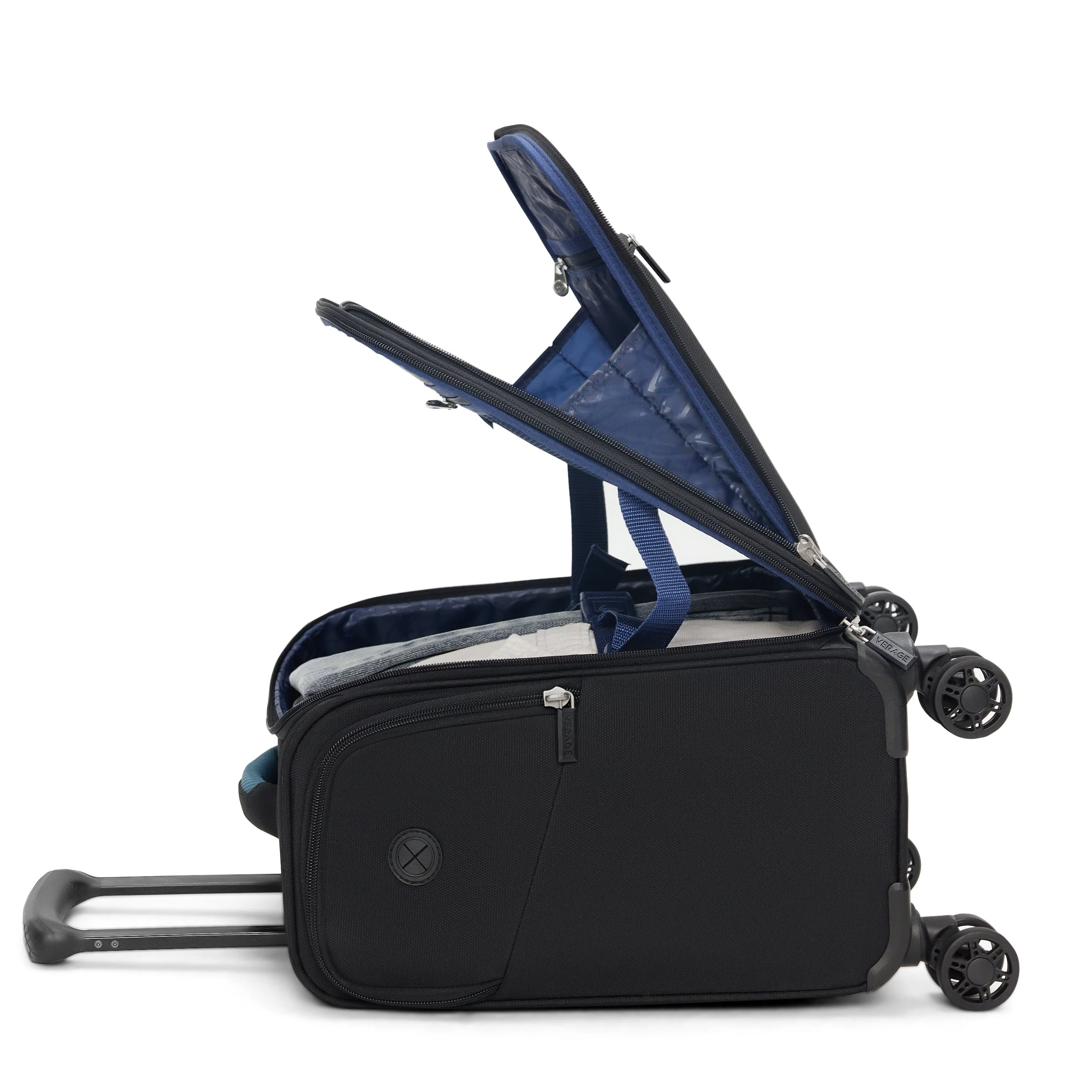 טרולי יוקרתי קטן 14" Underseat מתחת למושב המטוס הכולל USB מבית VERAGE דגם VISIONARY 10DW - Image 11