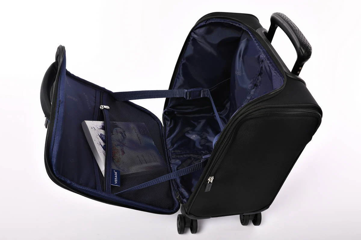 טרולי יוקרתי קטן 14" Underseat מתחת למושב המטוס הכולל USB מבית VERAGE דגם VISIONARY 10DW - Image 5