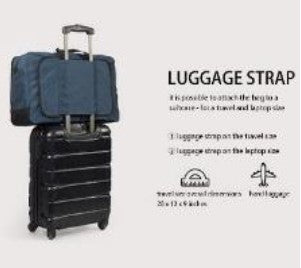 תיק מתקפל לנסיעות מתלבש על מזוודה מבית AOKING דגם DUFFEL TRAVEL BAG 45L - Image 3