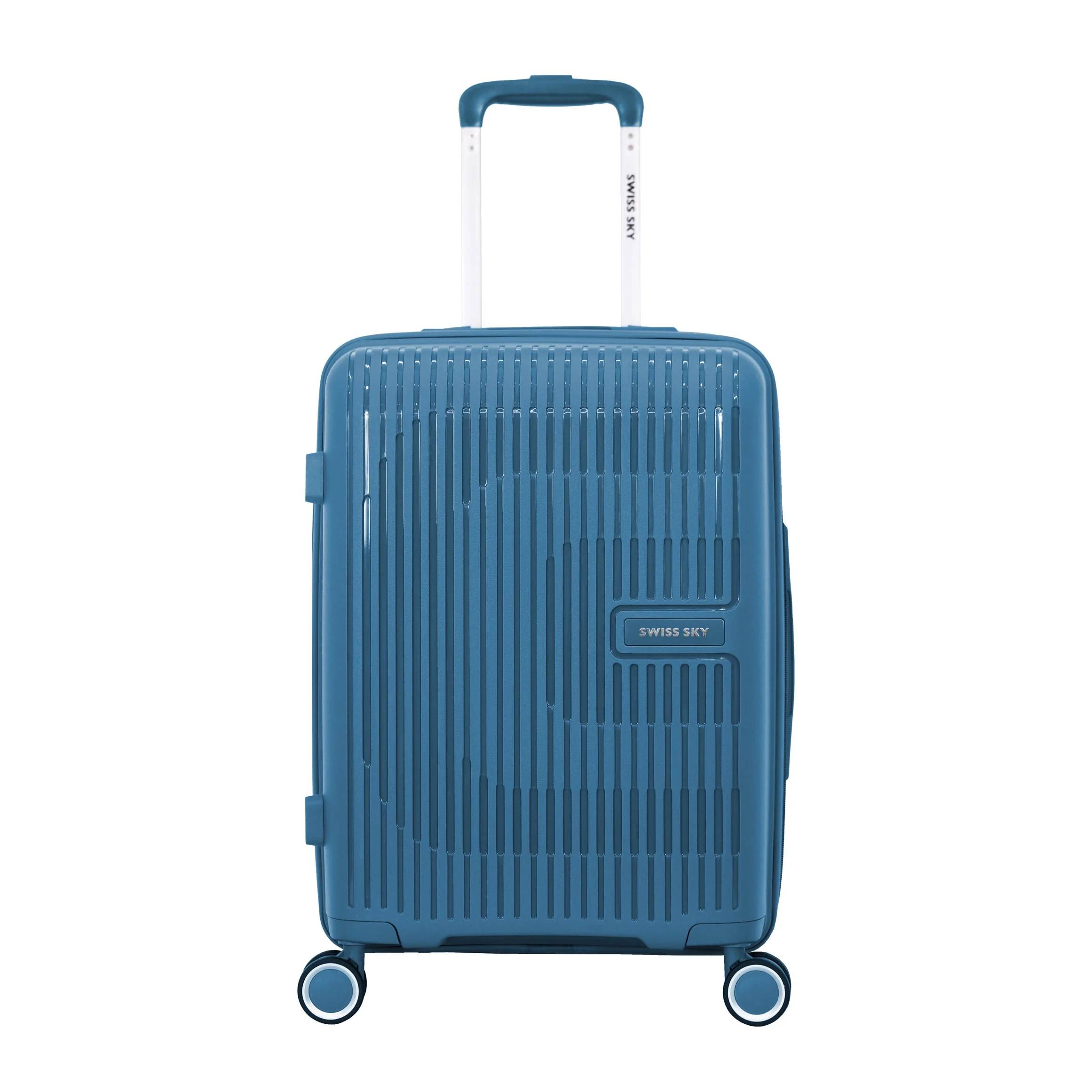 SWISS SKY סט 3 מזוודות קשיחות בלתי שבירות PP דגם Traveler כולל כרית טיסה מתנה מבית המותג היוקרתי - Image 10